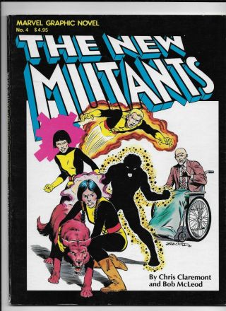 1982 Marvel Graphic Novel The Mutants 4 Tpb 1st Appearance Key Vf