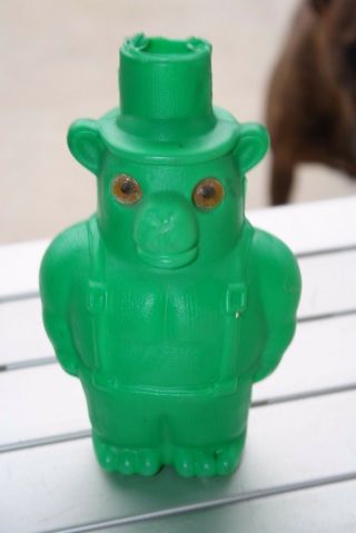 Replacement Vintage Bear Blowmold Blow Mold Patio Lights Green