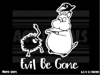 Spirited Away - Evil Be Gone - Ghibli - Anime - Vinyl Decal Sticker