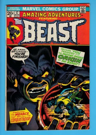 Adventures 17 Vfn - (7.  5) Last Beast - Origin Retold - X - Men - Cents - 1973