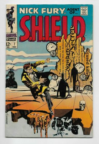 Nick Fury Agent Of Shield 7 Marvel Comics 1968 W: Goodwin A: Frank Springer