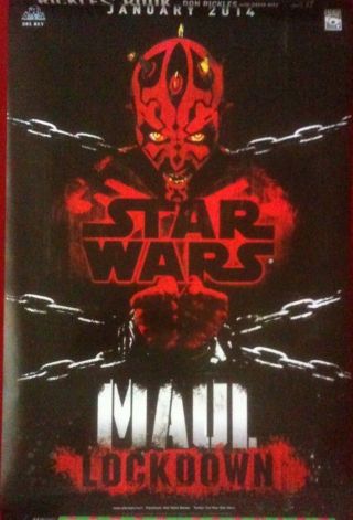 Star Wars: Darth Maul - Lockdown Poster - San Diego Comicon 2013 Exclusive