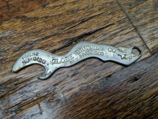 Risque Woman Bottle Opener Globe Brewing Company San Francisco Rare Marked 2