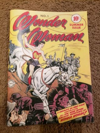 Wonder Women 1 1942 1st Wonder Woman Reprint Comic