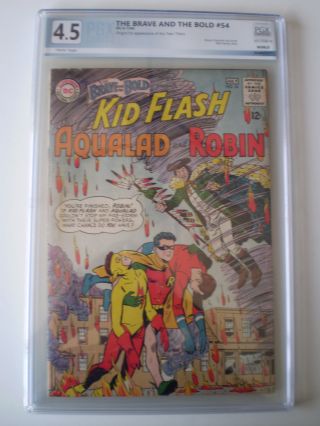 The Brave Bold 54 (silver Age) Pgx 4.  5 Cgc/cbcs First Appearance Teen Titans