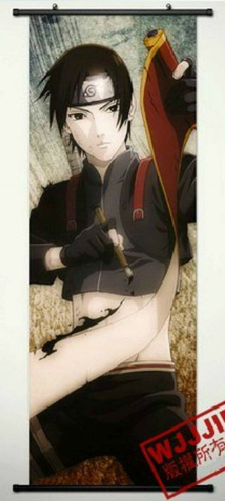 Home Decor Anime Wall Scroll Poster Naruto Sai 49.  2 X17.  7 Inches