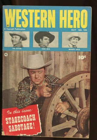 Western Hero 102 Very Good,  4.  5 1951 Fawcett