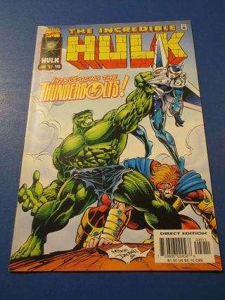 Incredible Hulk 449 1st Thunderbolts Key Vfnm Beauty
