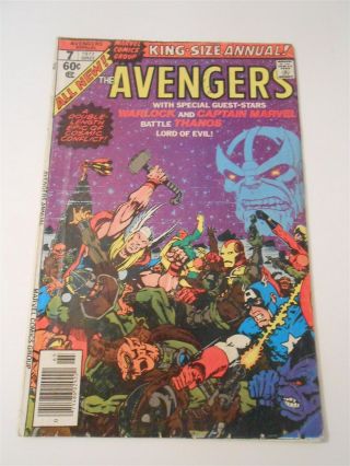 Avengers Annual 7 (4.  0 Vg) Thanos Death Of Warlock Gamora Pip