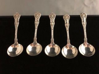 Dominick And Haff King Sterling Silver Cream Soup Spoon