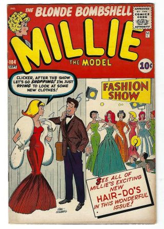 Millie The Model Comics 104 - Stan Lee Scripts And Stan Goldberg Art - Tgl