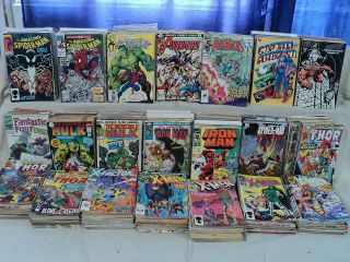 Package Deal 1980s/1990s - Over 600 Books Marvel Comics (s 11338)