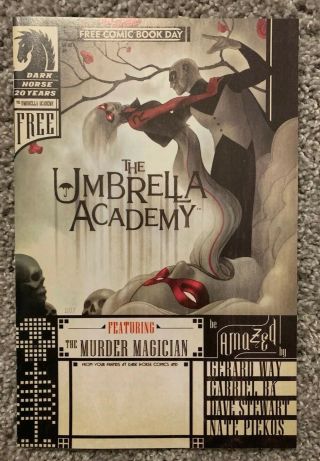 Umbrella Academy Comic Book Day Fcbd - 1st Appearance - Nm - Unstamped