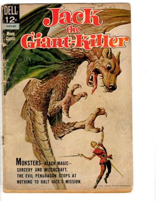Jack The Giant Killer Vg 1962 Dell Silver Age Comic Book Movie Classic Tp1