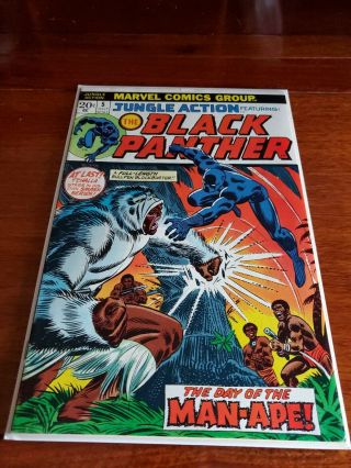 Jungle Action 5 First Solo Black Panther Higher Grade Vf/vf,