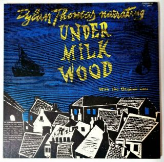 Dylan Thomas Under Milk Wood Vinyl 2 X Lp Spoken Word Rare Usa Caedmon Records