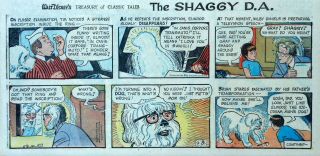 Complete Set Of 13 Walt Disney Shaggy D.  A.  - Sunday Comic Pages - Sept/nov.  1976