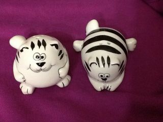 Salt And Pepper Shakers Vintage Cats Pier One