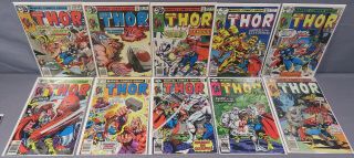 The Mighty Thor 280 281 282 283 284 285 286 287 288 289 (10 Issue Run) Marvel