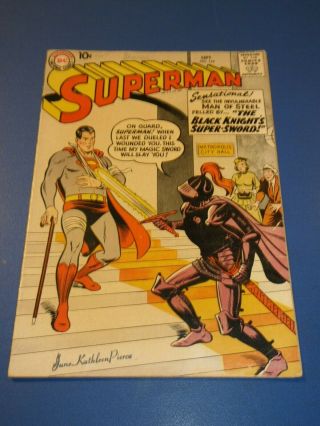 Superman 124 Silver Age 10 Center Solid Vgf Wow Tough To Find