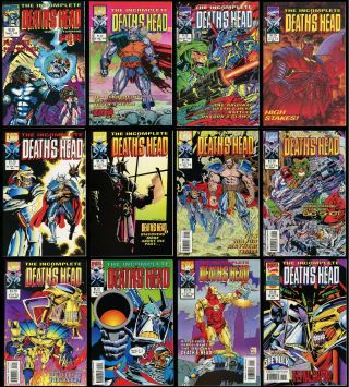 Incomplete Deaths Head Comic Set 1 - 2 - 3 - 4 - 5 - 6 - 7 - 8 - 910 - 11 - 12 Iron Man Doctor Who