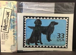 Flat - Coated Retriever Mailbox Sticker Fcrsa