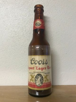 Irtp Coors Export Lager Beer Bottle: Coors Brewing Co,  Golden,  Co