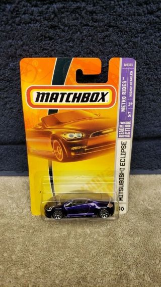 Vintage Matchbox 30 Mitsubishi Eclipse In Package