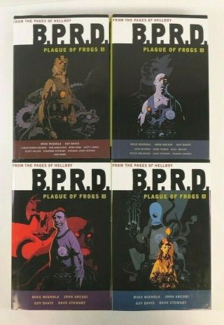 B.  P.  R.  D.  Plague Of Frogs Hc 1,  2,  3,  4,  Oop Dark Horse Hellboy