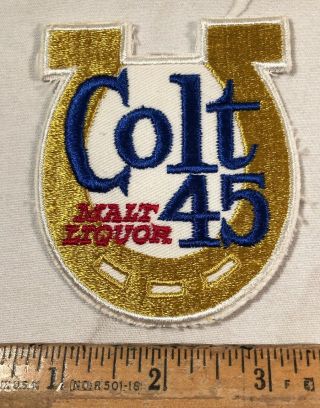 Colt 45 Malt Liquor Beer Logo Embroidered Patch Iron On