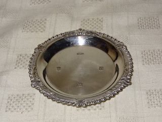 Attractive Vintage Hallmarked Sterling Silver Pin Dish - Broadway & Co - 1972