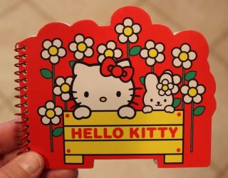 Hello Kitty Sanrio With Bunny 30 Sheet Notebook With Stickers