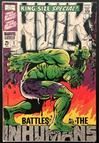 Marvel Comics Incredible Hulk | Annual 1 Key | 1962 1st Series Wow