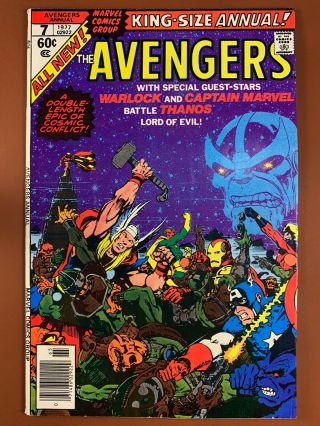 The Avengers Annual 7 Marvel Comics Captain America Iron Man Appearance
