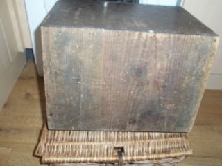 LARGE ANTIQUE 19TH CENTURY WOODEN JAPANESE BOX,  CASKET,  TRUNK,  COFFEE TABLE 5