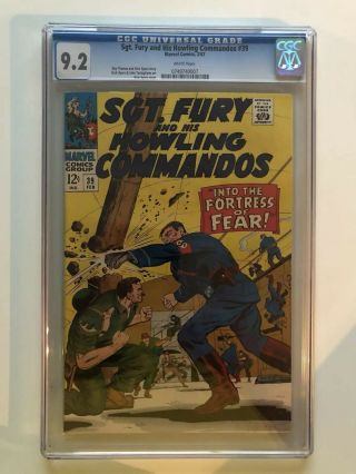 Sgt Fury 39 Cgc 9.  2 White Pages