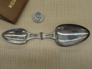 R.  Blackinton & Co Sterling Silver Folding Travel Medicine Dose Spoon w/ Case 3