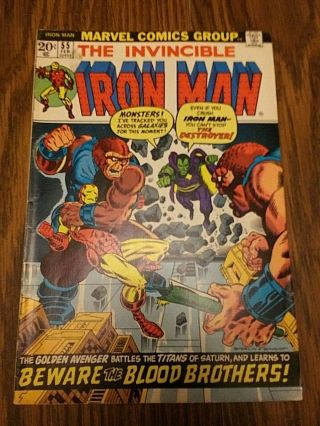 Iron Man 55 Bronze Age Comic 1973
