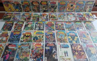 Teen Titans 1 - 44 Annuals 1 2 3 Dc Comic Full Run,  1st Deathstroke Hi Grade