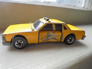 1983 HOT WHEELS CRACK UPS (TAXI) DOORS CHANGES TO LOOK SMASHED 2