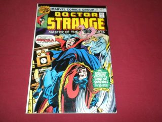 Doctor Strange 14 Marvel 1976 Bronze Age 8.  5/vf,  Comic Dracula