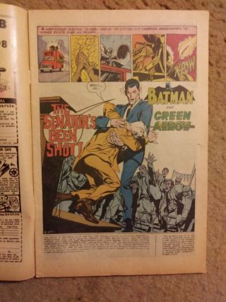 1969 The Brave & The Bold Batman & Green Arrow 85 