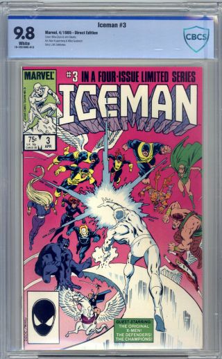 Iceman Ltd Series 3 Cbcs 9.  8 X - Men Ghost Rider Valkyrie Champions Black Widow