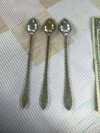 3 Vintage TIFFANY & CO Sterling Silver Spoons Mark Sterling 925 Rare 3