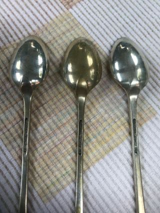 3 Vintage TIFFANY & CO Sterling Silver Spoons Mark Sterling 925 Rare 4