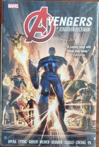Avengers By Jonathan Hickman Volume 1 Omnibus Hardcover Brand Newrare Oop