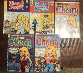Cherry Poptart 1 2 3 4 5 Complete Set First Prints Larry Welz 1982 Vf