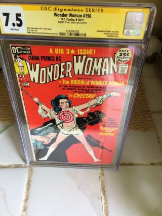 Wonder Woman 196 Cgc Ss 7.  5 Gal Gadot