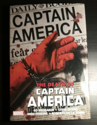 The Death Of Captain America Omnibus Marvel Oop Hardcover Hc Brubaker