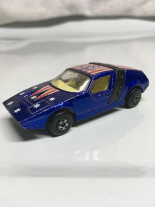 Matchbox Lesney Superfast No.  41 Siva Spyder Blue 1972 Made In England